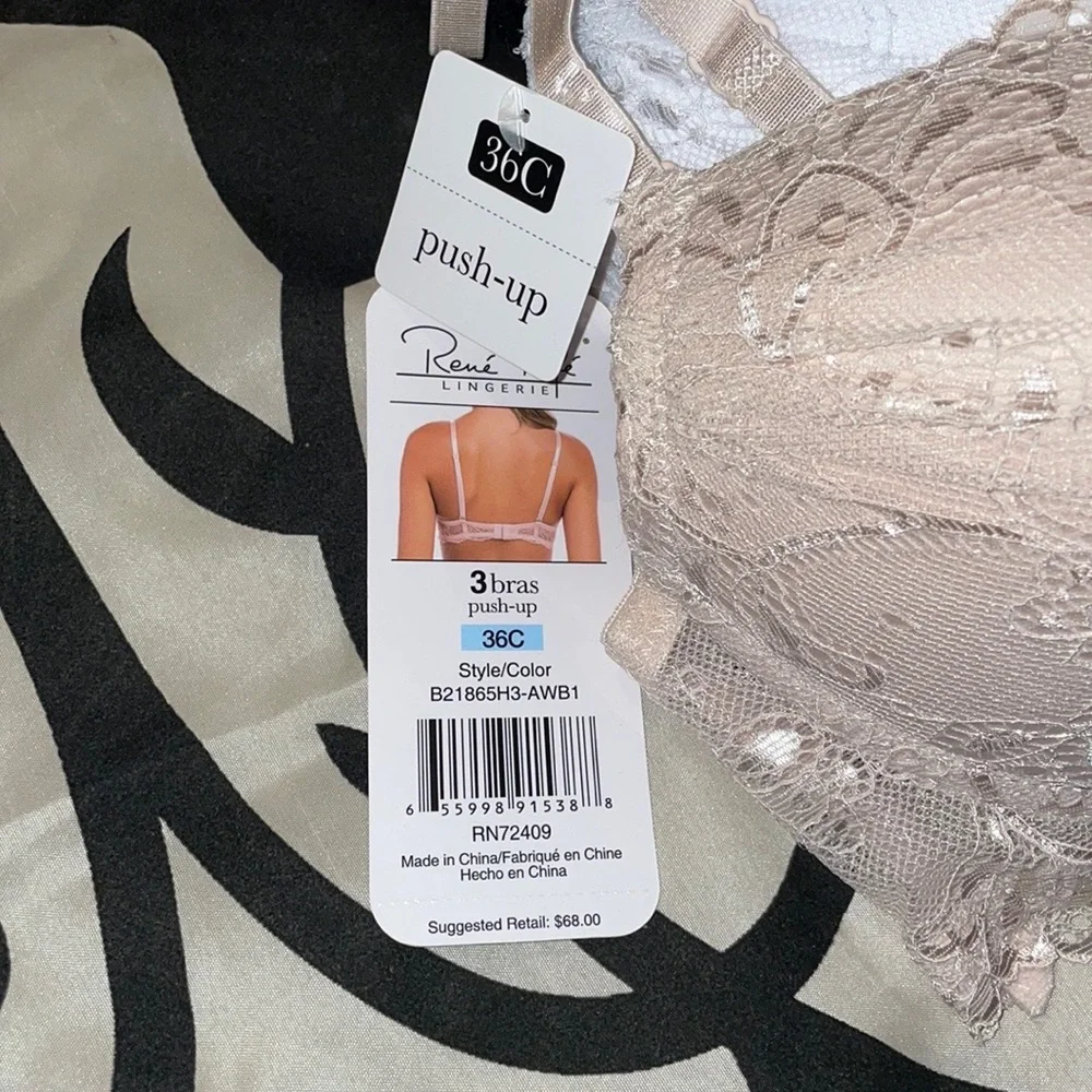 NWT Rene Rafe Push-Up Bras - Picture 9 of 10